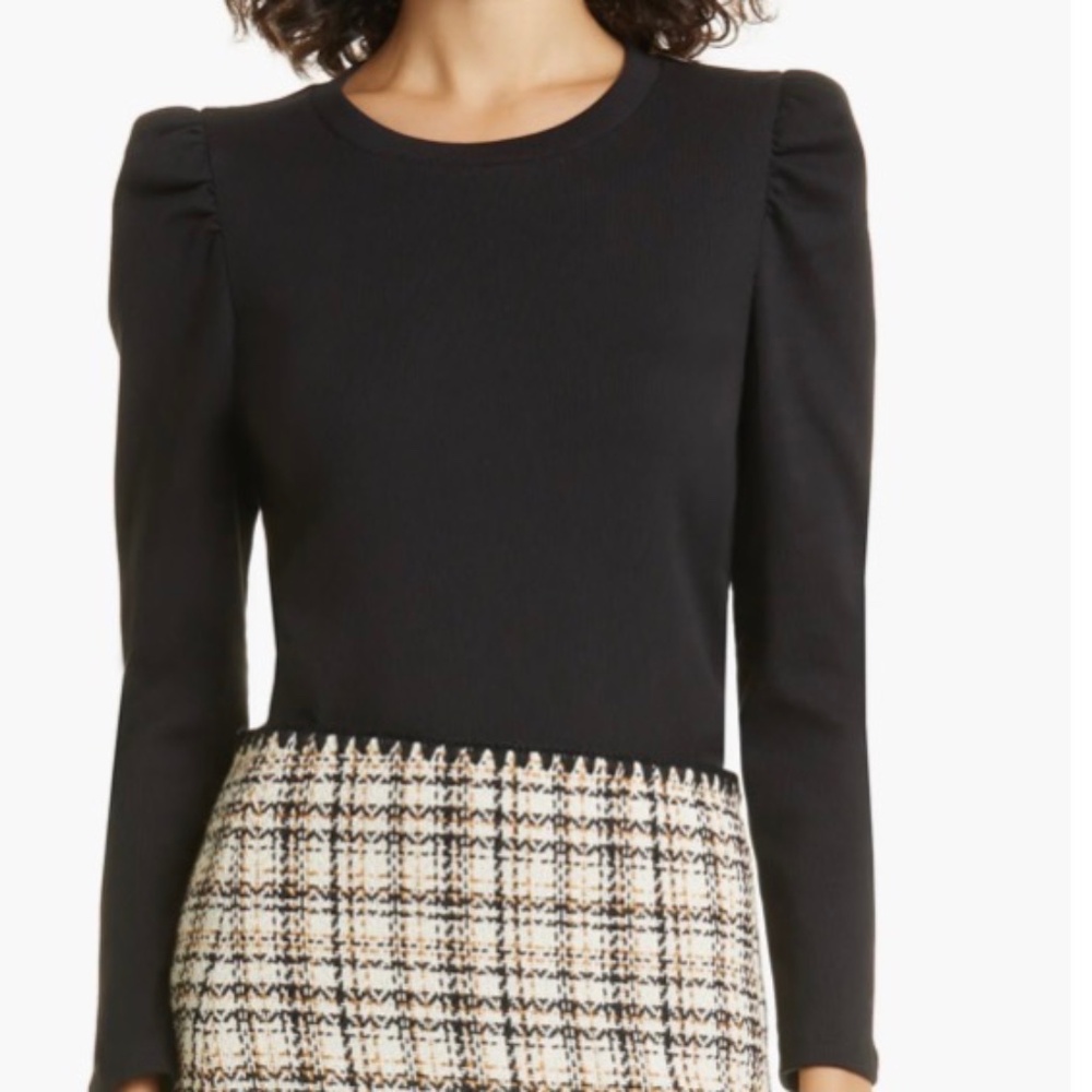 Veronica Beard Britney Rib Top